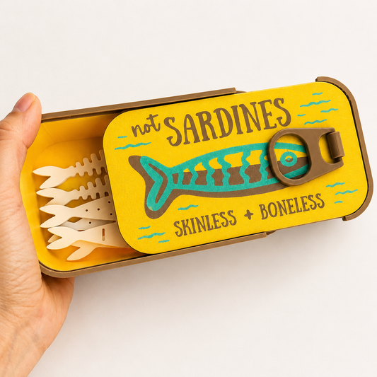 Porta-Jóia de Viagem com 6 Peixes