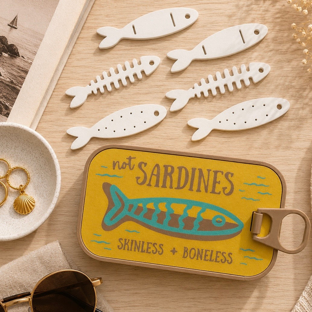 Porta-Jóia de Viagem com 6 Peixes